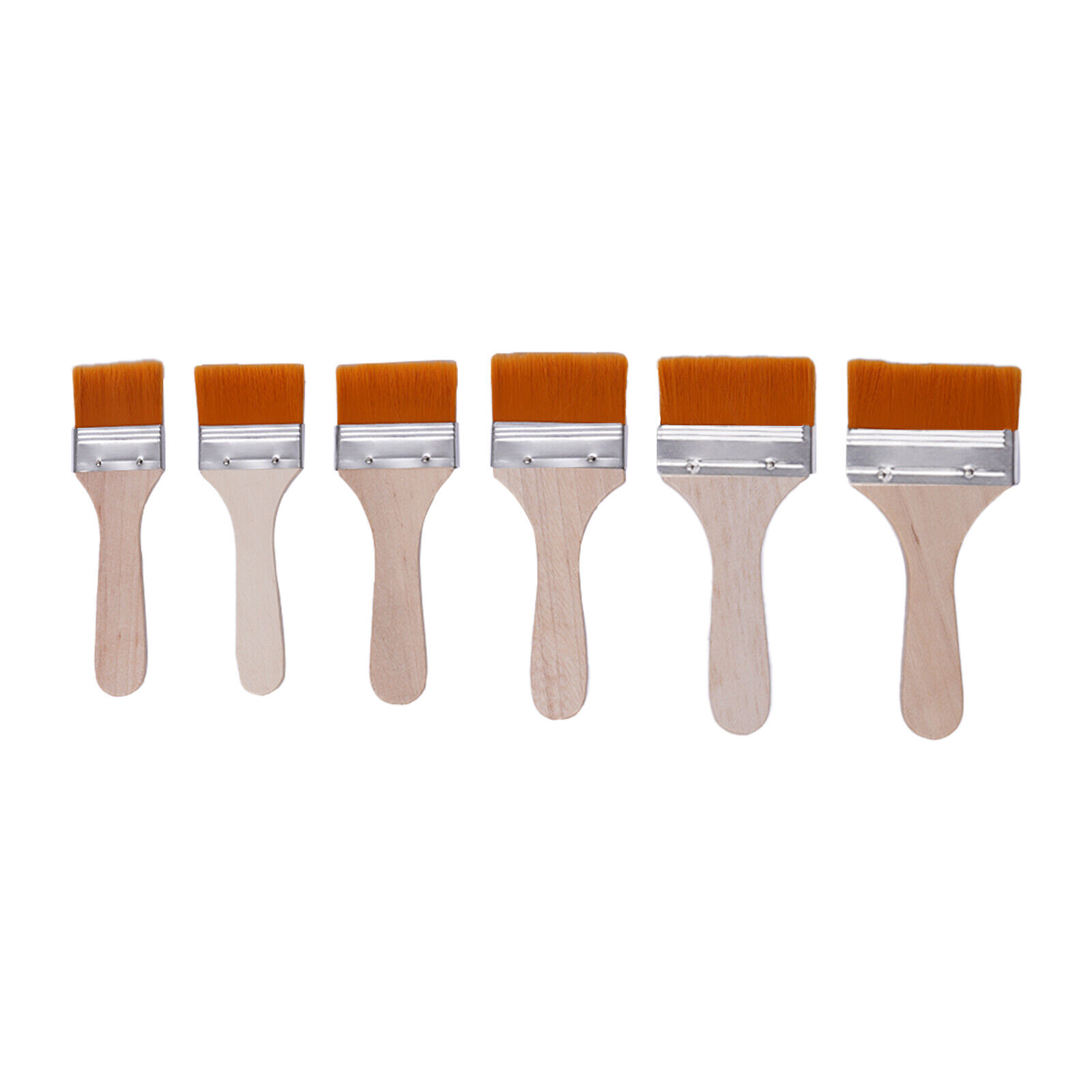 6PCS Paint Brushes Nylon Bristles for Home Wall Painting Dust Cleaning Brush Unbranded Does Not Apply - фотография #5