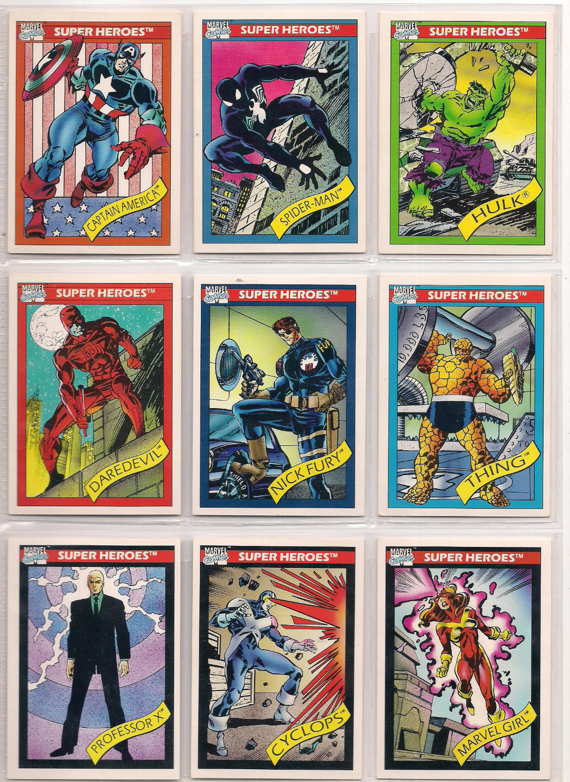 1990, 1991, 1992, 1993 Marvel Universe Complete  Card Sets! (4 sets) FREE SHIP Без бренда