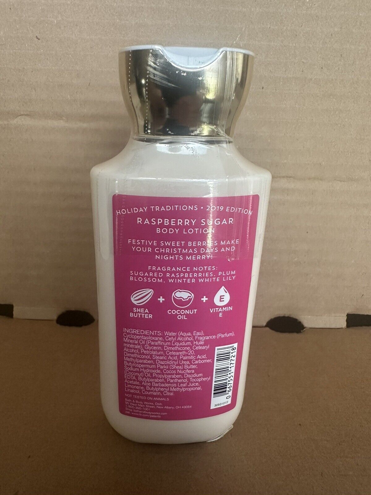 Bath & Body Works Raspberry Sugar 24hr Moisture Shea Lotion 8oz SEALED Bath & Body Works - фотография #2