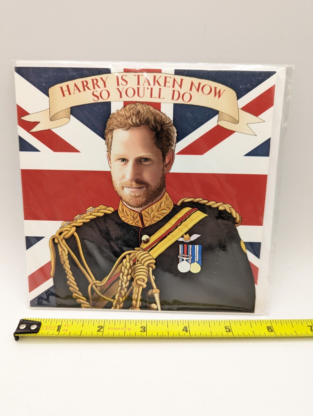 Prince Harry Blank Card Royal Family WACTT  UK "Harry Is Taken Now" RARE Sealed Без бренда - фотография #8