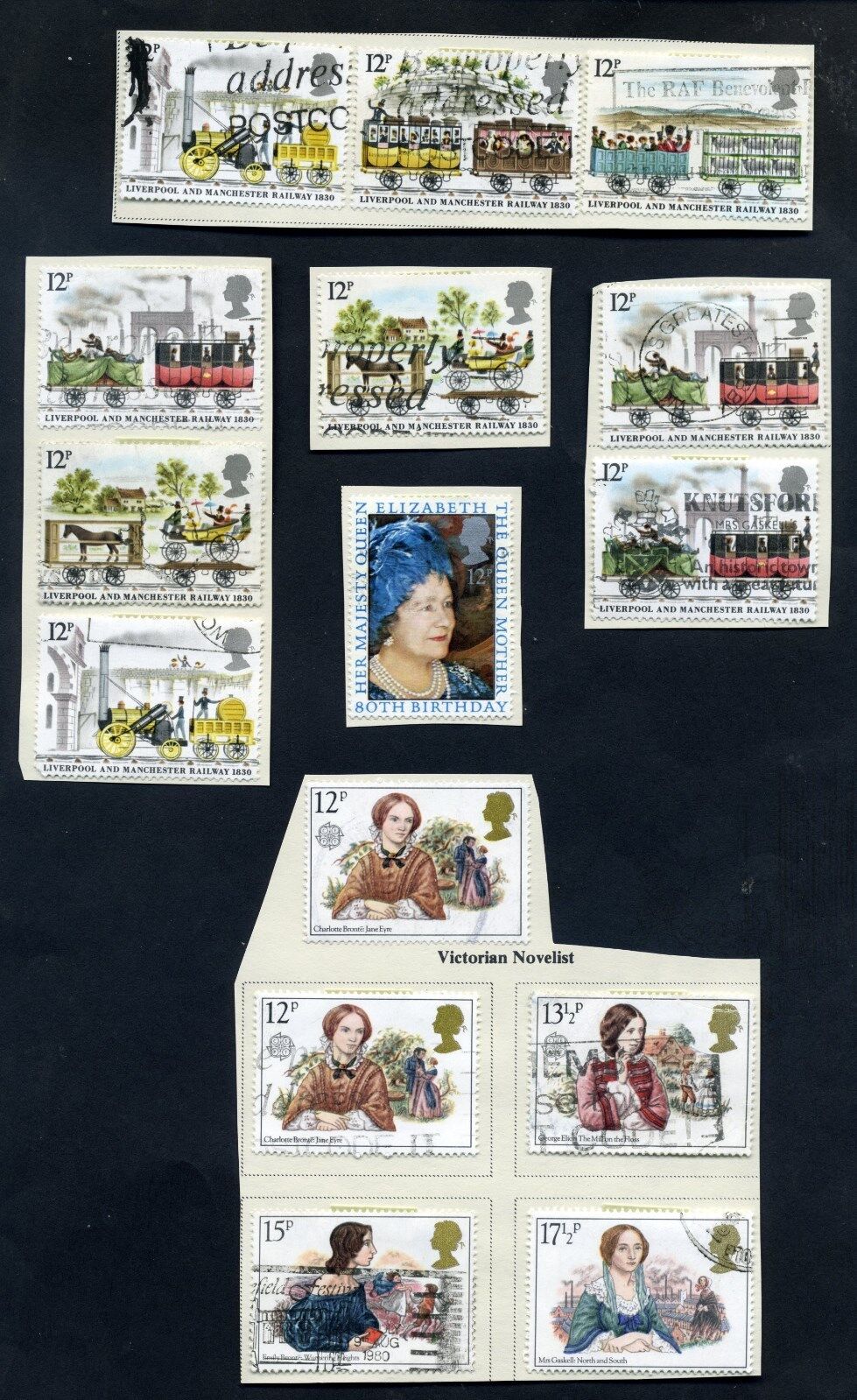 Lot of 43 stamps, UK, 1980 Scott 834A,874A, 904-932 Four mint Без бренда - фотография #5