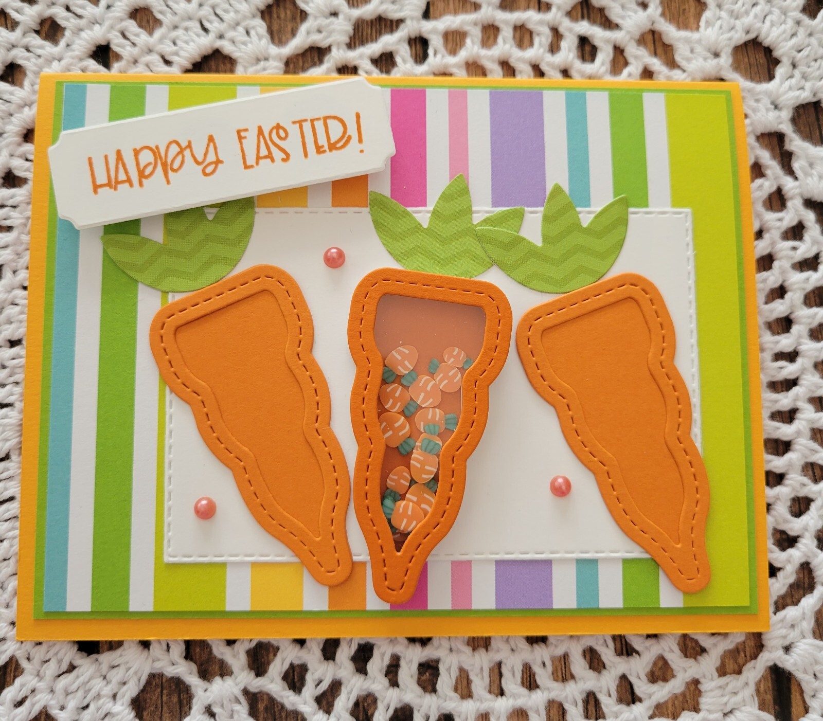 Lot of 8 Cute Queen & Co  Easter Shaker cards Handmade & So Much Fun! Handmade - фотография #3