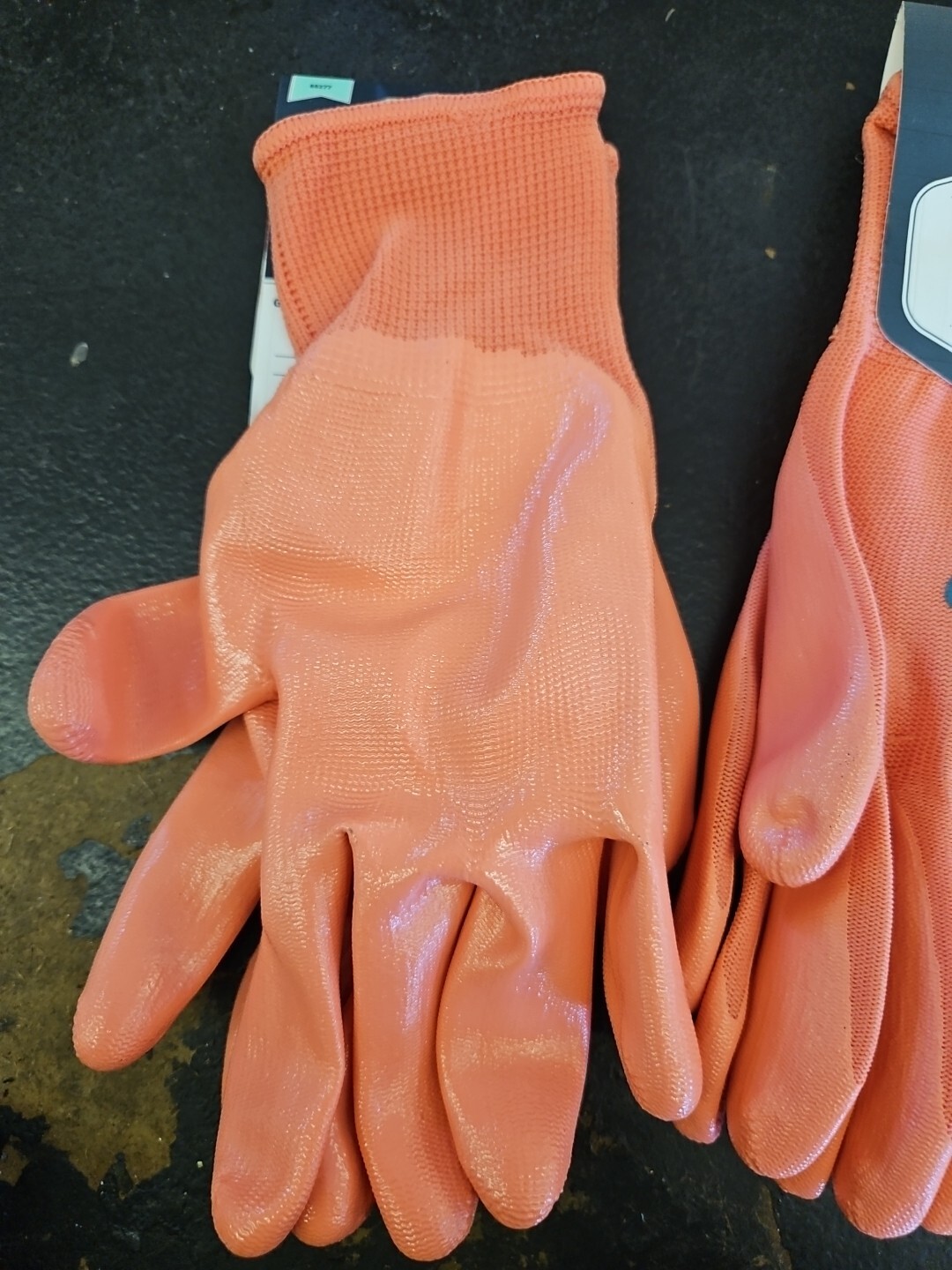 LOT OF 3 DIGZ Women's Nitrile Coated Garden Gloves in Coral - One Size Fits Most Digz - фотография #4