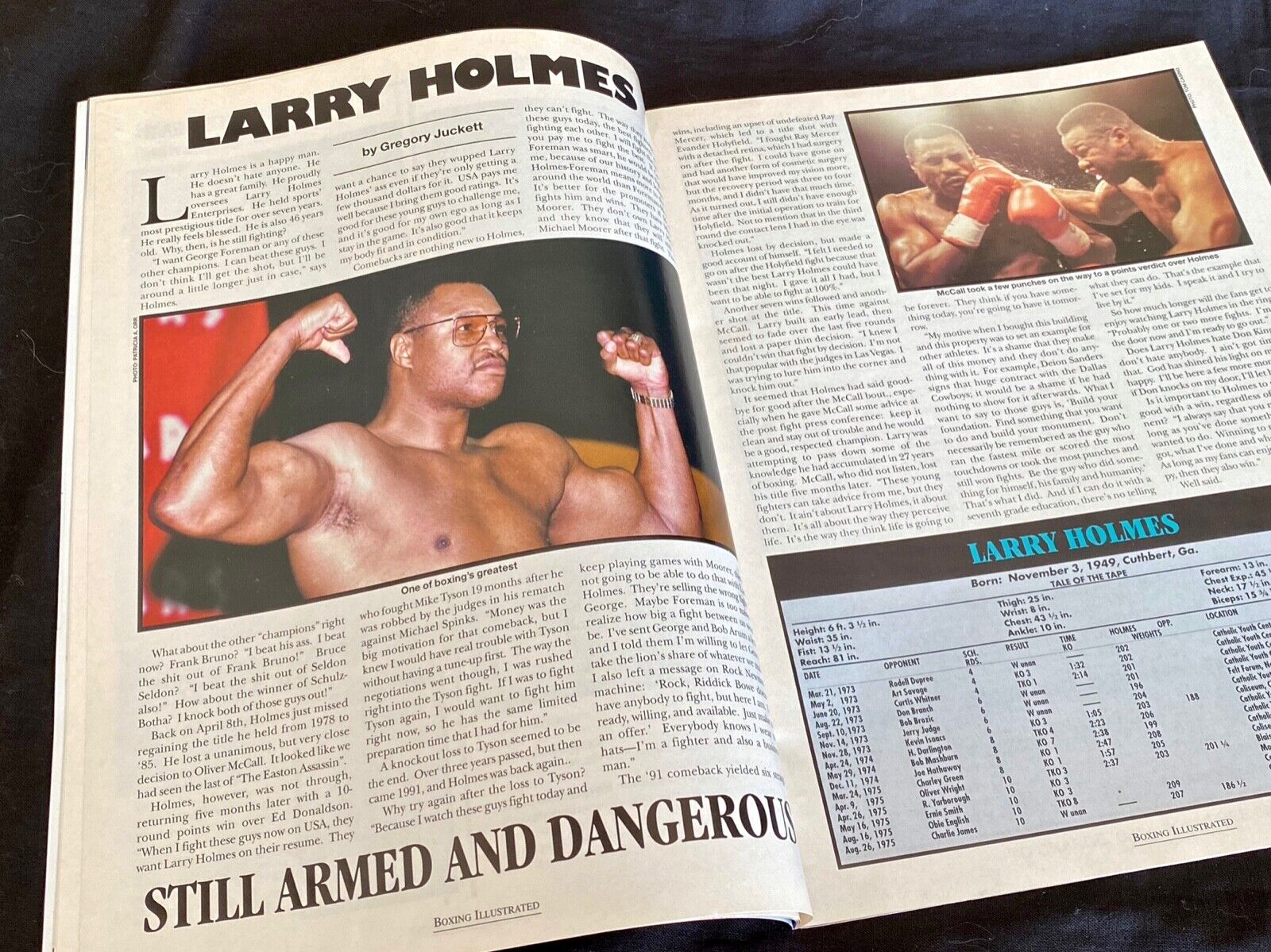 OSCAR DELA HOYA "FIGHER OF THE YEAR"- BOXING DIGEST (2/96) + BUDWEISER PROMO Boxing Digest & Budweiser - фотография #9