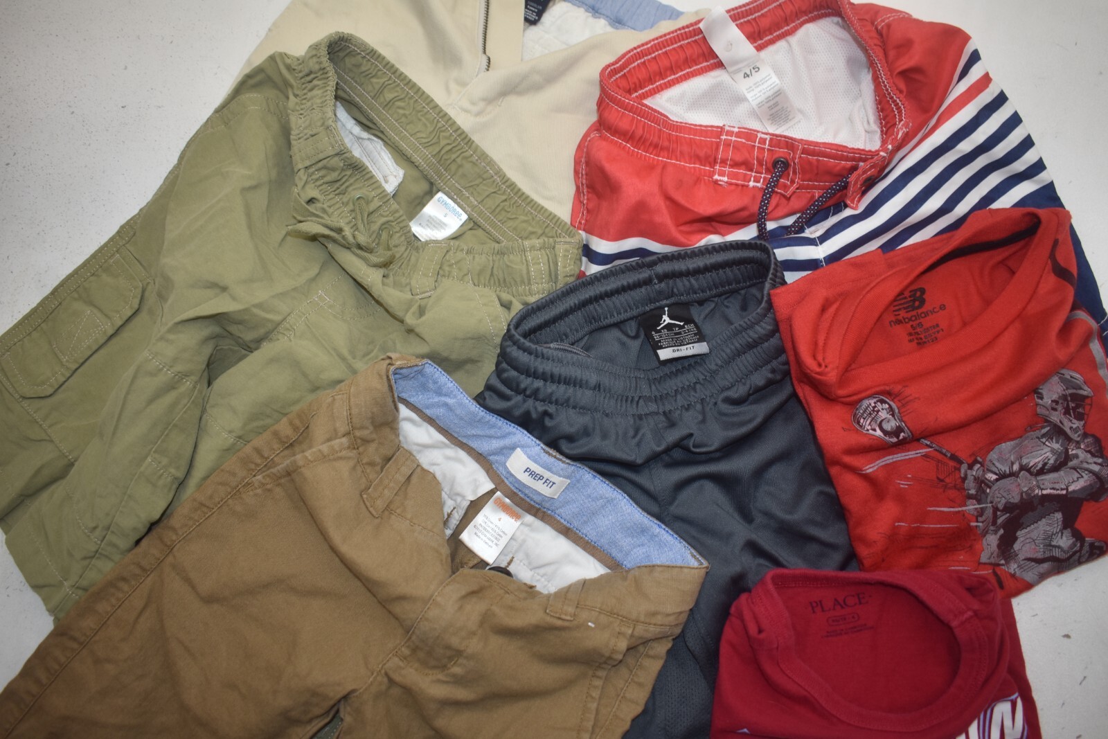 Wholesale Bulk Lot of 25 Boys Size X-Small 4-5 Mixed Season Tops Bottoms Pants Mixed Brand - фотография #7