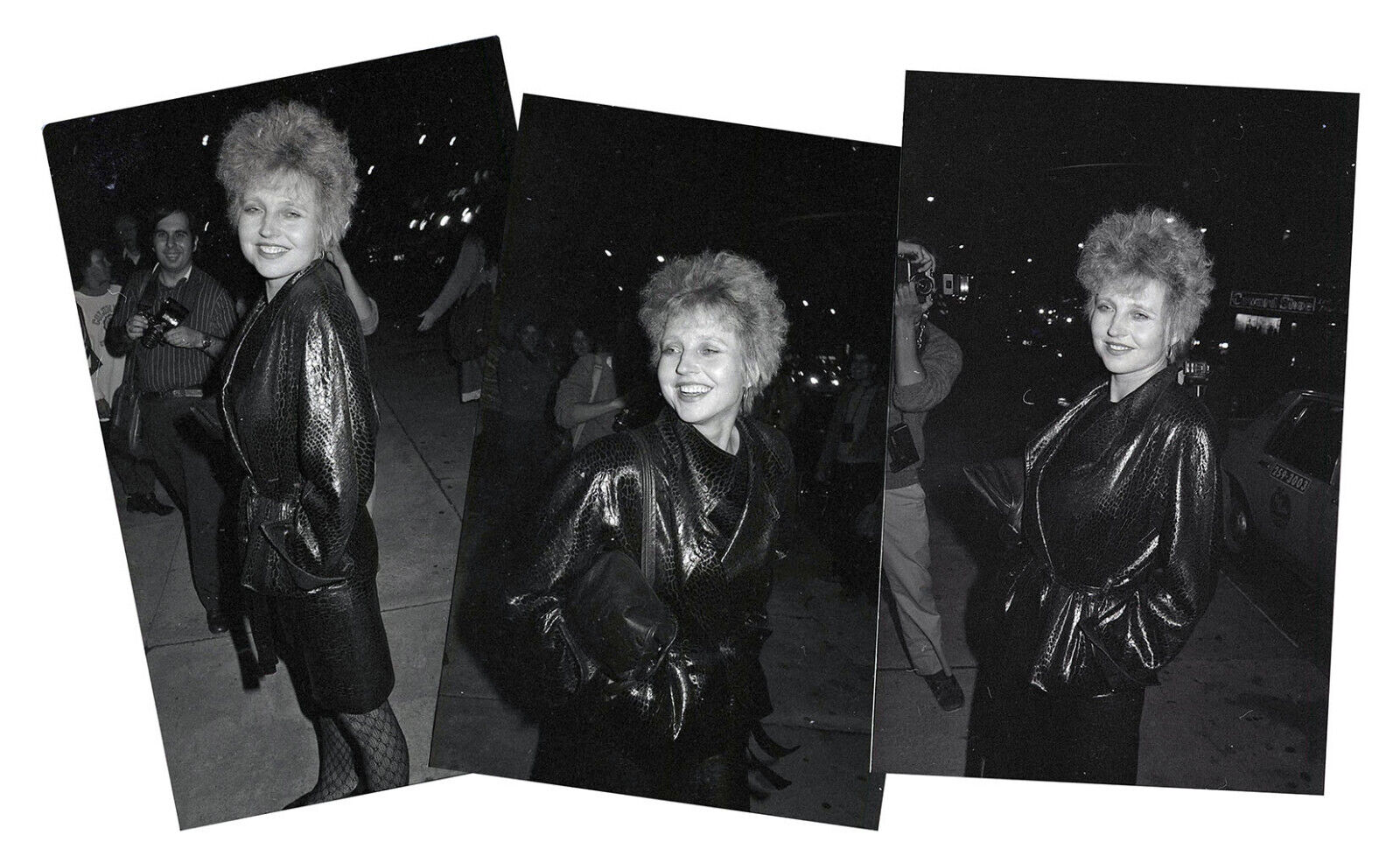 HANNA SCHYGULLA (LOT 3) 35MM NEGATIVES CANDID NYC (C. 1980s) GERMAN ACTRESS Без бренда - фотография #3