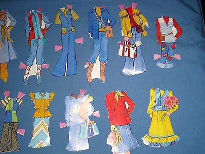 VTG Lot Paper Dolls/Clothes & Accessories Jean Jeans/Happy Bridal/1 Set 50's! Unbranded - фотография #6