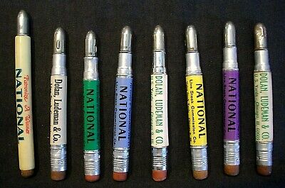 Vintage CHICAGO ILLINOIS LIVESTOCK COMMISSION EXCHANGE bullet pencil LOT OF 11 Без бренда