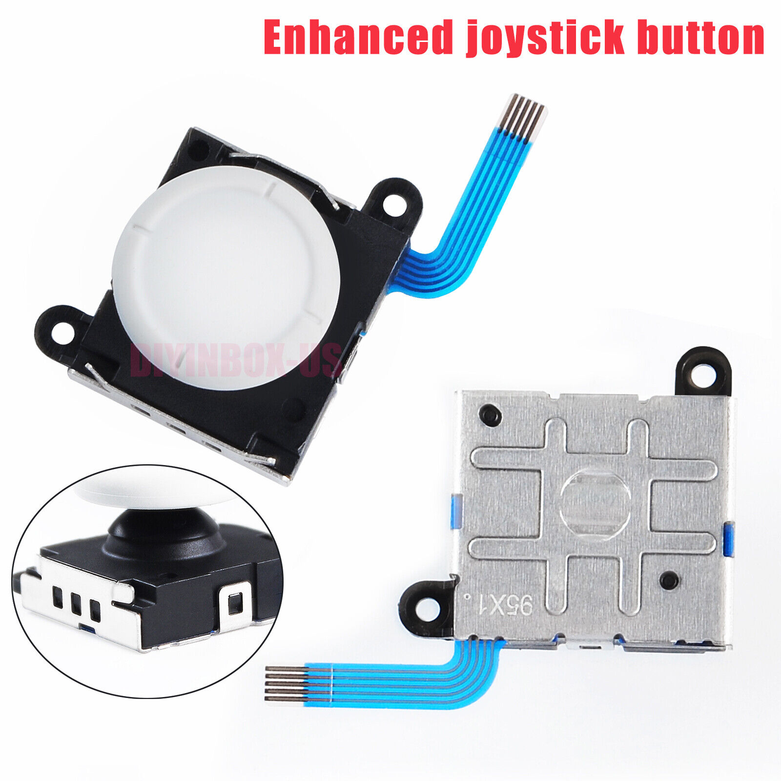 2X OEM 3D Analog Stick Joystick Replacement For Nintendo Switch NS Joy-Con Lite  Unbranded JoyCon Console Controller - фотография #2