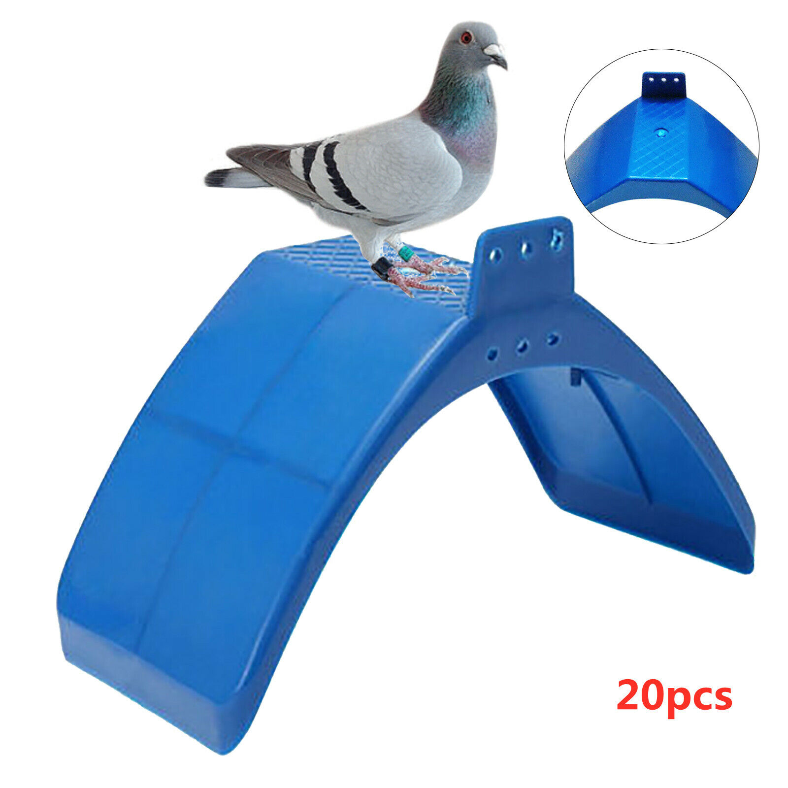 20pcs Pigeon Dove Rest Frame Pet Birds Perches Parrot Rest Arched Stand Blue Unbranded - фотография #4
