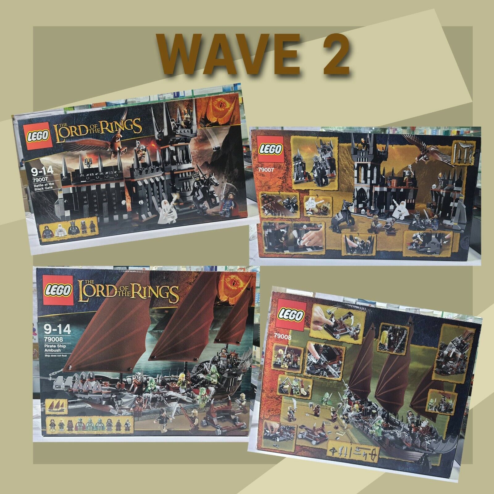 LEGO: The Lord of the Rings brand-new, unused, unopened item Complete Set 12 box LEGO - фотография #6