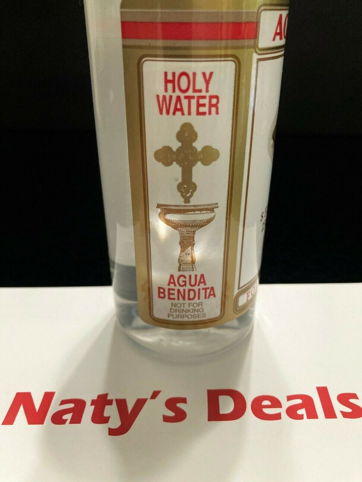 HOLY WATER By De Crusellas 4 items per lot SPIRITUAL RELIGION Blessed Self Help Без бренда - фотография #3