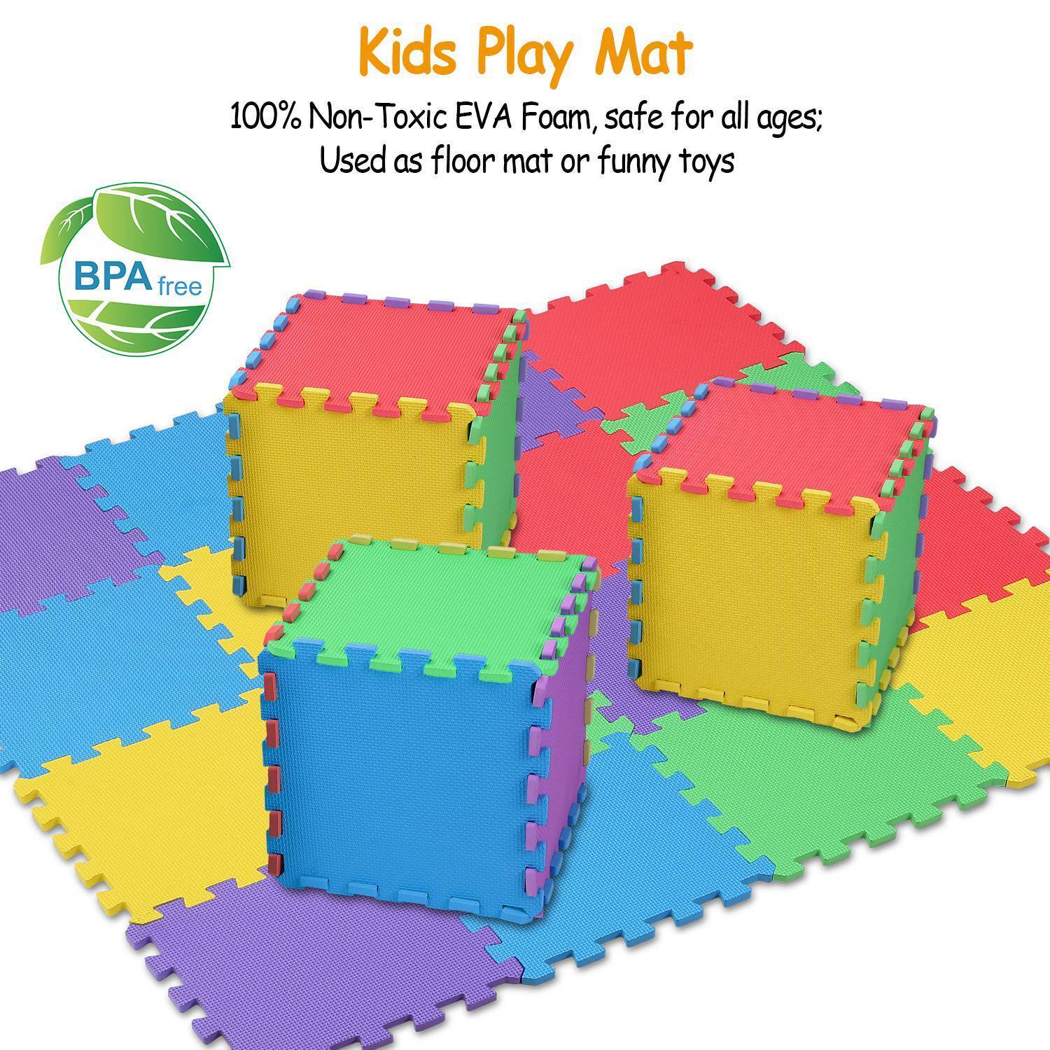 16PCS Play Mat Soft Foam Non-Toxic Exercise Puzzle Baby Children Kids Floor Rug iMounTEK Does Not Apply - фотография #2