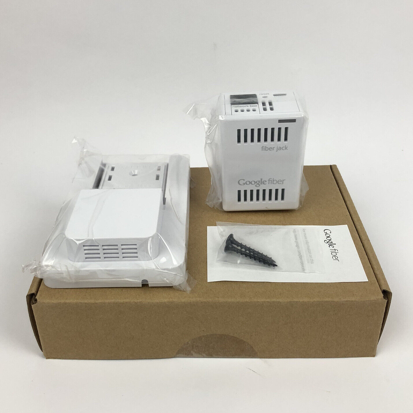 2 Google Fiber Jacks & Base GFLT110 NEW IN BOX SEALED From Manufacturer Google Fiber 86003010-07 - фотография #5