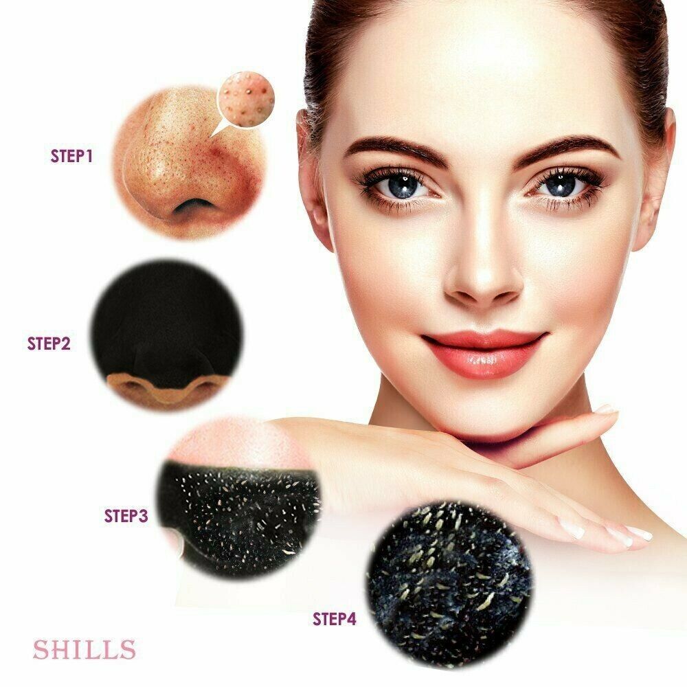 Facial Cleansing Charcoal Mask Blackhead Remover Purifying Acne Peel-off Mask Shills Does not Apply - фотография #3