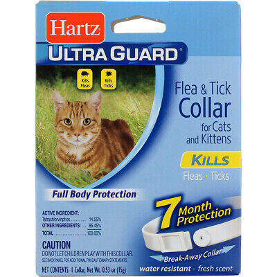 2 Pack Hartz UltraGuard Cat Flea & Tick Collar for Cats & Kittens Hartz NOT SPECIFIED