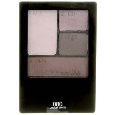 2 Pack Maybelline Expert Wear Eyeshadow Quads, Lavender Smokes 08Q, 0.17 oz Maybelline Does Not Apply