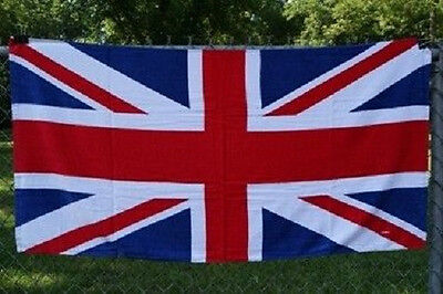 British Union Jack (UK Great Britain) England 30 x 60 Beach Towel (Cotton Twill) Без бренда