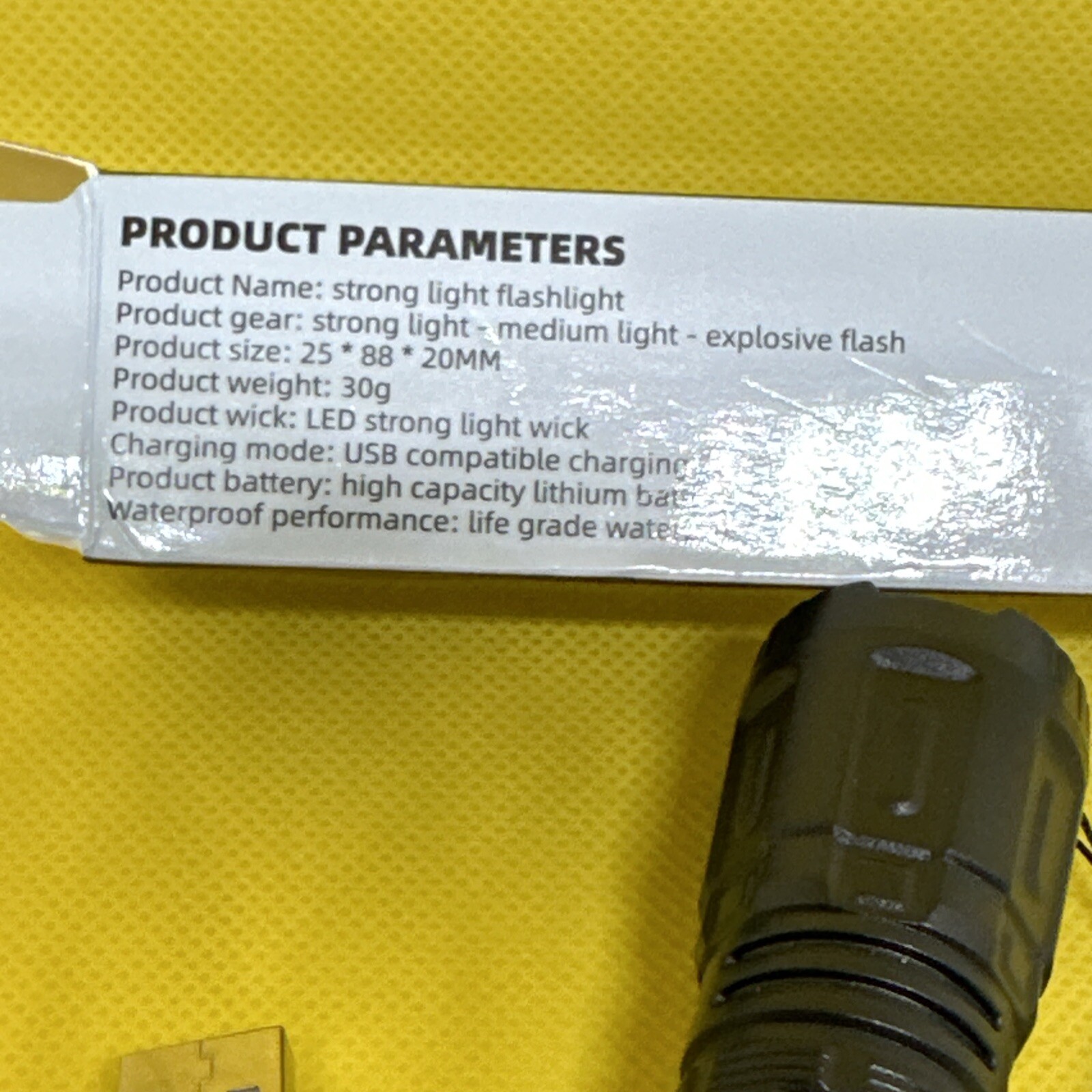 Mini Pocket, USB Rechargeable Waterproof Flashlight 3 Available.Very Bright Unbranded - фотография #6