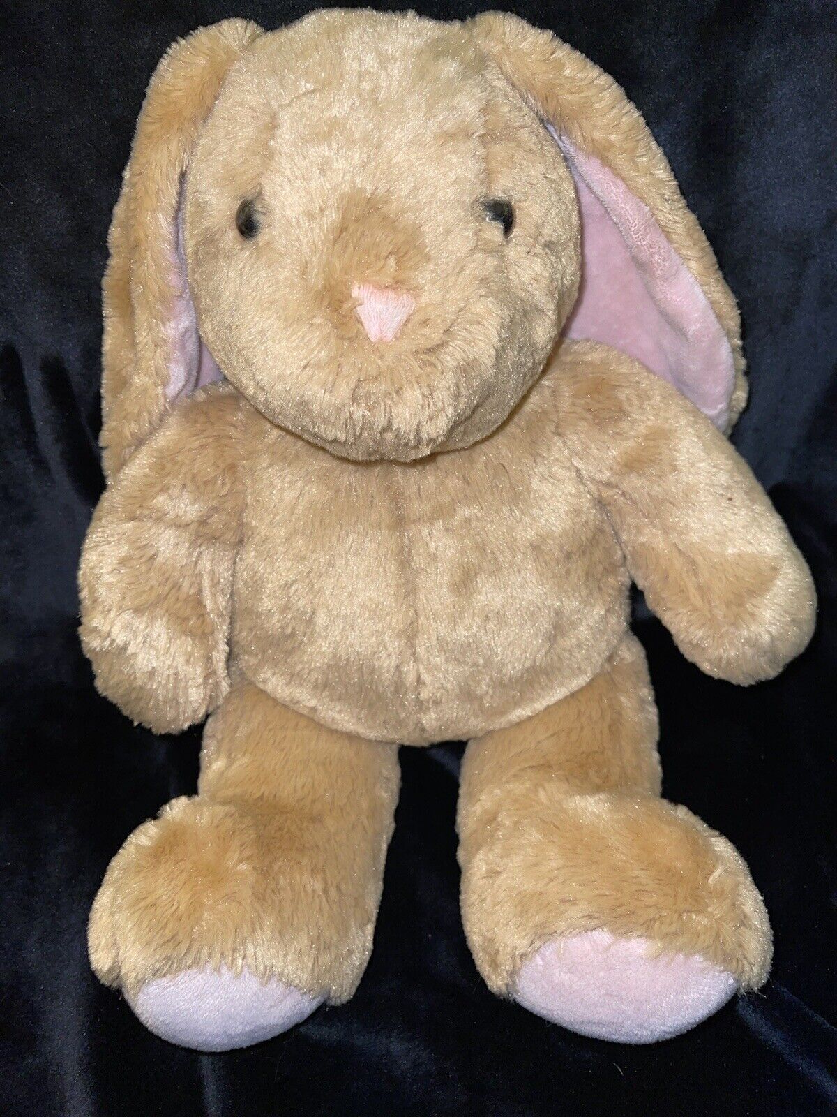 Lot of 3 Build-A-Bear Floppy Ear Tan Easter Bunny Rabbits Plush Stuffed Animals Build-A-Bear Workshop - фотография #3