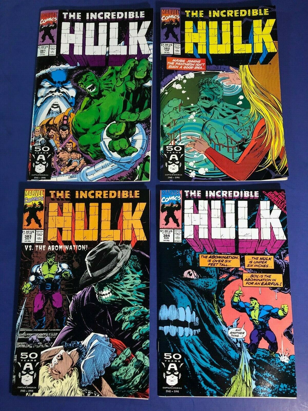 Incredible Hulk #377-402 (1991) minus #397 *Lot of 25* Lot Average: (9.0 - 9.2) Без бренда - фотография #4