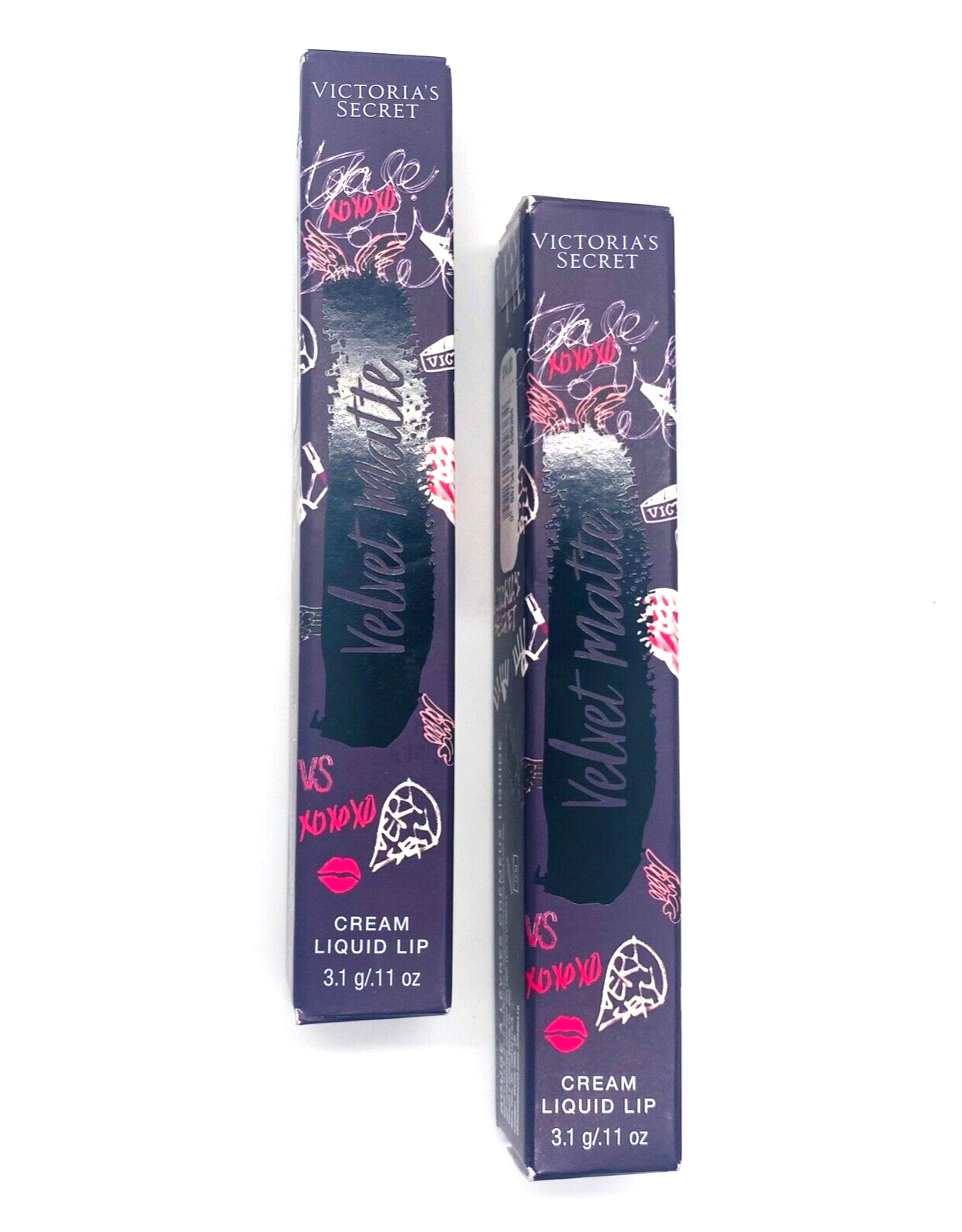 2-Pack Victoria's Secret Velvet Matte RECKLESS Cream Liquid Lip 3.1 g/0.11 oz VICTORIA'S SECRET lip stain