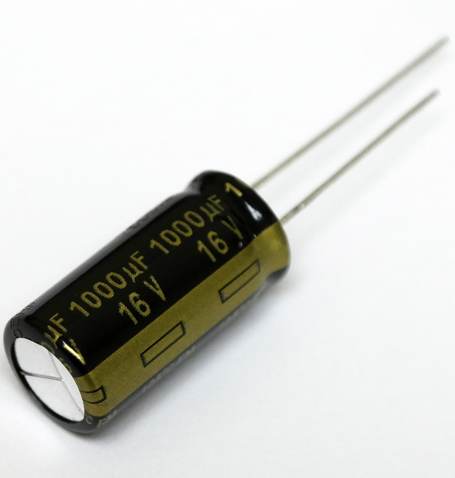 20x Panasonic FM 1000uF 16v Low-ESR radial capacitors 5000Hrs @ 105c 10mm 10x20 Panasonic EEU-FM1C102 - фотография #3