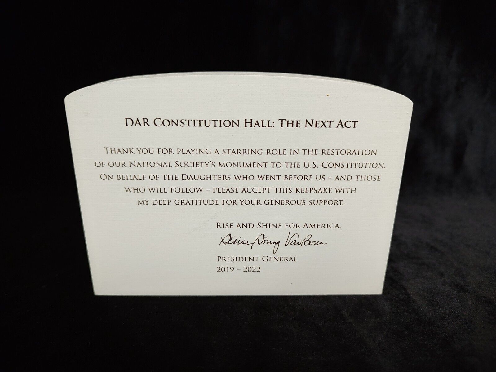 DAR  Daughters of the American Revolution CONSTITUTION HALL FAUX TILE BRAND NEW Без бренда - фотография #3
