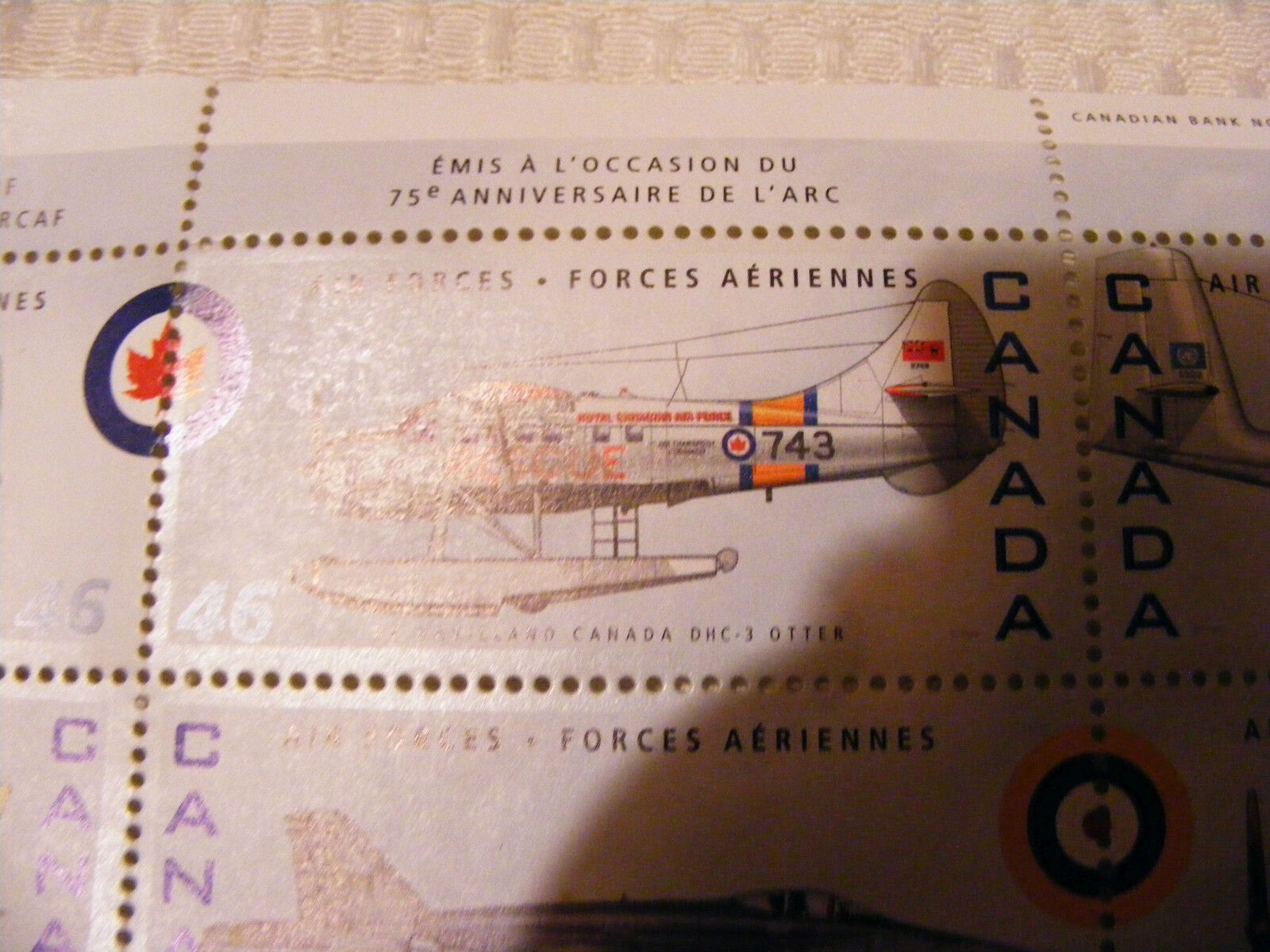 Canada (4) Miniature Sheets RCAF- Hockey-Police-Year Dragon+ 1983 Booklet Forts  Без бренда - фотография #9