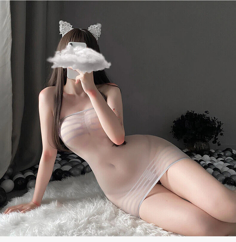 Sexy Women's Sleeveless Fishnet Bodycon Mini Dress Babydoll See Through Clubwear Unbranded - фотография #12