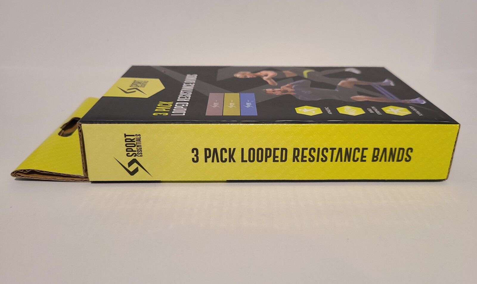 Looped Resistance Bands 3 Pack Blue Lime Gray by Sport Essentials Lot of 2 Sport Essentials - фотография #3