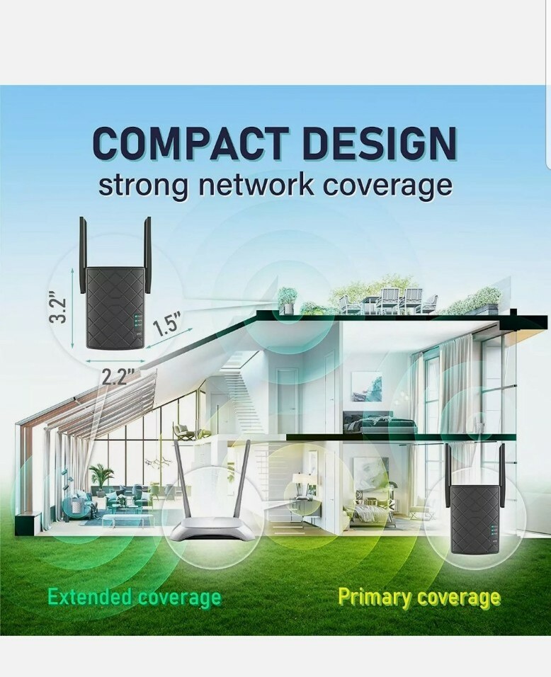 NEXT BOX USA AC1200 DUAL BAND WI-FI REPEATER WORKS WITH ANY ROUTER EASY NEXT BOX USA AC1200 - фотография #5