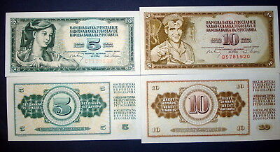 Yugoslavia 1968 - 1986 UNC Paper Money Banknote 7 Pieces Set New Без бренда - фотография #2