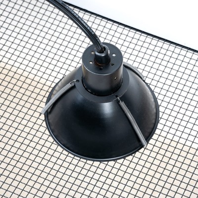 2PK Reptile Light Fixture w/ Lighting Heat Lamps and 4" Halogen Mini Dome Unbranded - фотография #9