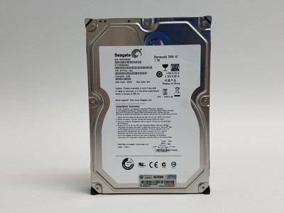 Lot of 2 Seagate Barracuda 7200.12 ST31000524AS 1TB 3.5" SATA III Desktop HDD Seagate ST31000524AS