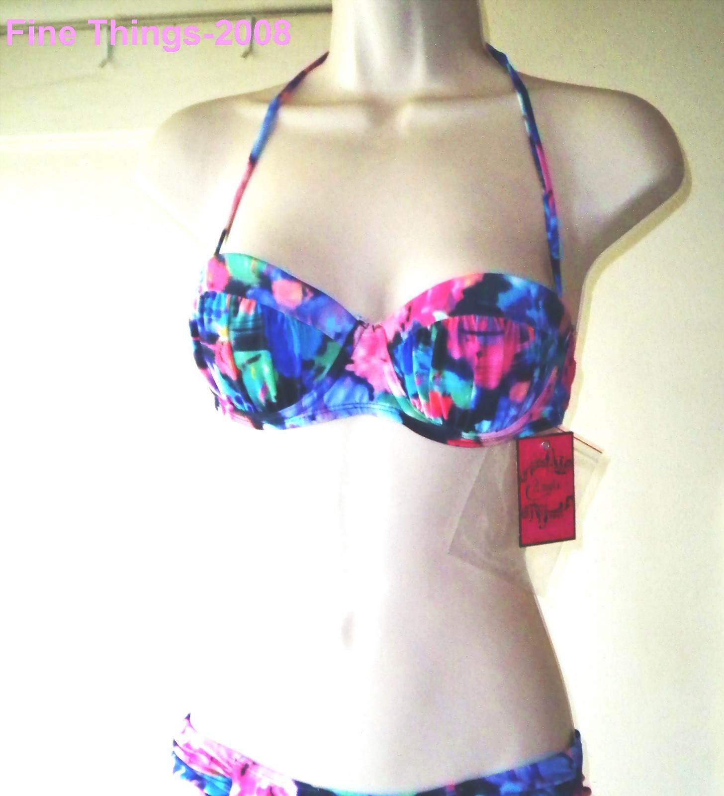 XS 2Pc Junior Bikini Set By CANDIES Top Padded Pushup Style & Bottoms NWT Pretty Candies - фотография #3