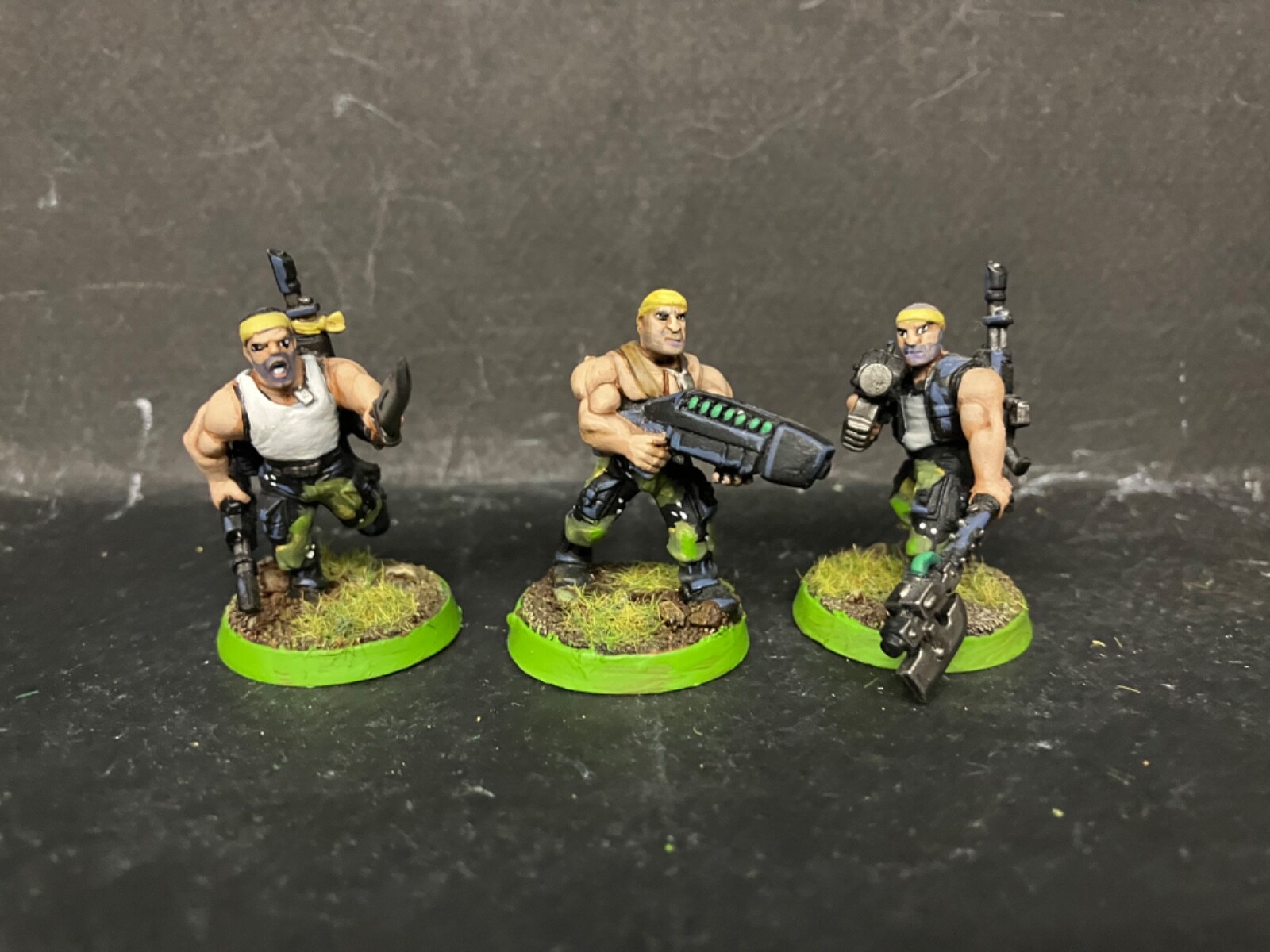 Warhammer 40k CATACHAN JUNGLE FIGHTERS squad Imperial Guard conversions painted Games Workshop - фотография #6