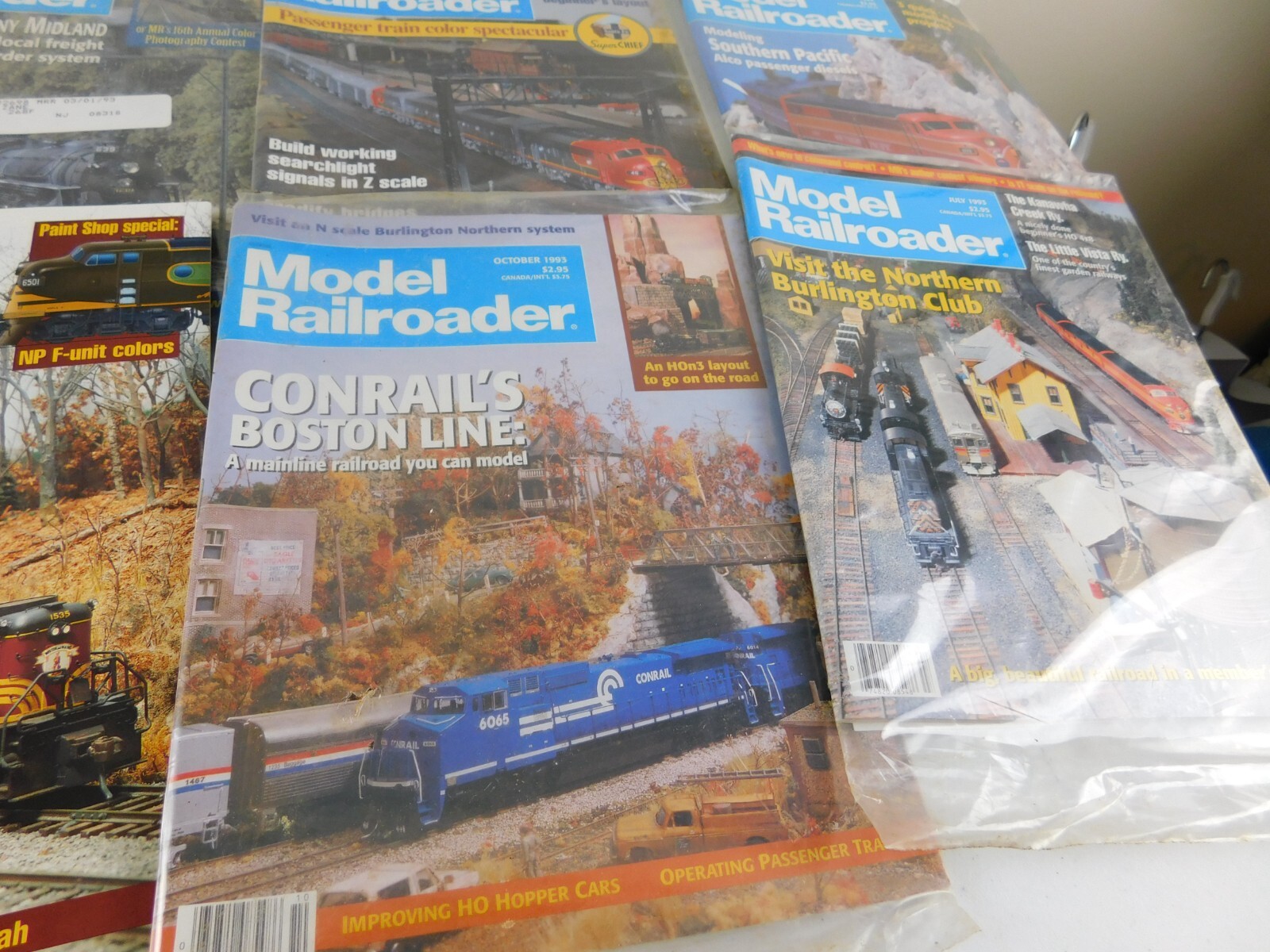 14 Vintage 1990's & 1984 MODEL RAILROADER Train Layout Magazines MINT Без бренда - фотография #8