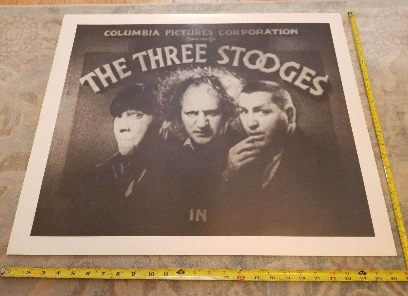 Three Stooges poster (Pack of 3) Columbia Pictures opening shot (Mark's comics) Без бренда - фотография #2