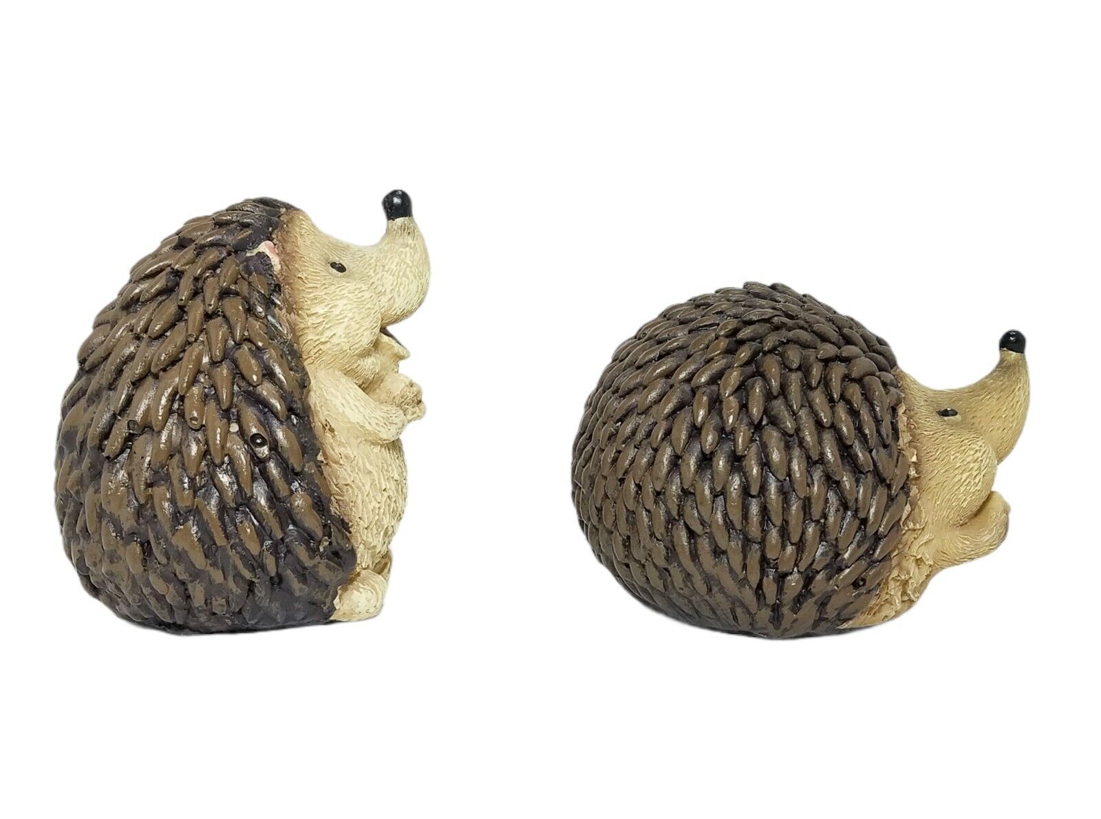 Fun Hedgehog Figurine Laughing Happy Cute Anthropomorphic Set of 2  Animal Decor Без бренда - фотография #4