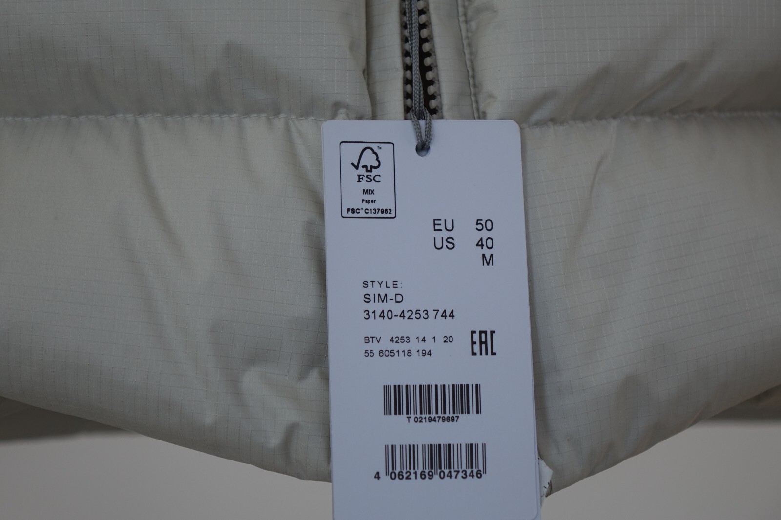 BOGNER Sim-D Down Ski Jacket, Men's 40, Ivory/Caramel, Powder Skirt Bogner - фотография #11