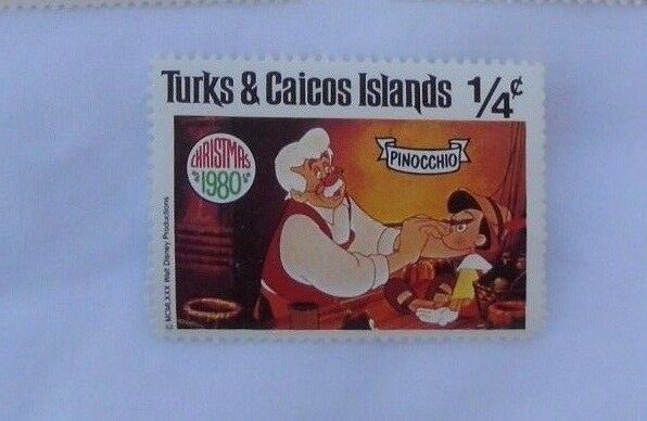 Walt Disney Pinocchio Stamps 1980 Turks & Caicos Islands Без бренда - фотография #6