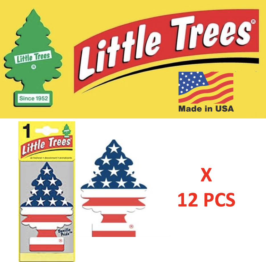 Vanilla Pride Little Tree Air Freshener 10945 MADE IN USA Pack of 24 Little Trees U1P-10945 - фотография #6
