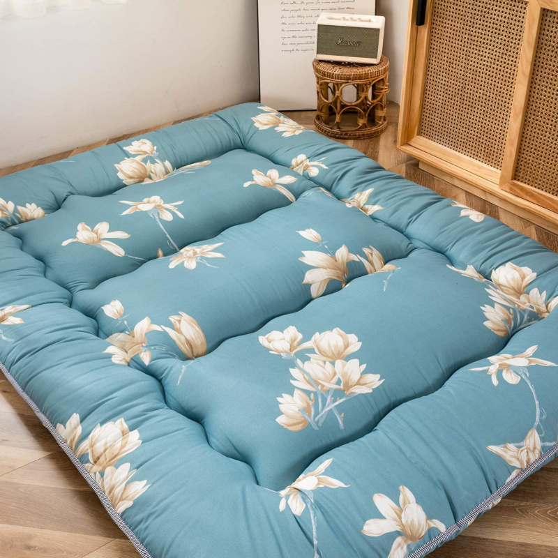 Floral Printed Rustic Style Japanese Floor, Futon Mattress for Adults Foldable R Does not apply - фотография #5