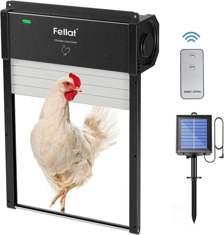 Automatic Chicken Coop Door Opener with Timer, Light Sensor and Remote Controls, Does not apply - фотография #10
