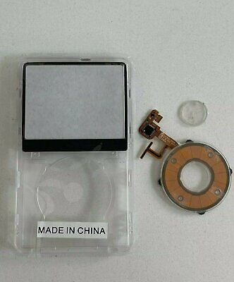 Clear Face Plate Clickwheel Button For Apple iPod Classic 5th Gen Replacement ProjectChase pcg5clear