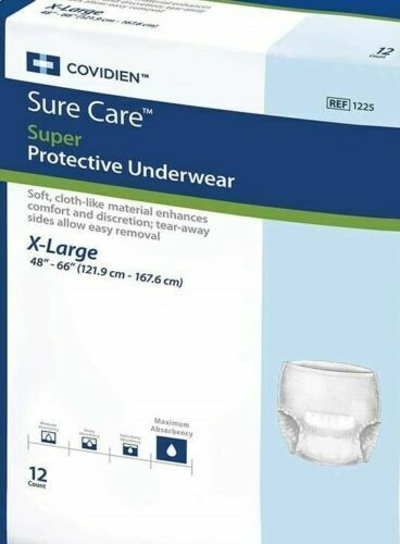 SureCare Protective Underwear EXTRA-HEAVY Absorbency Size XL 12 Each Lot of 4  SureCare 1225 - фотография #2