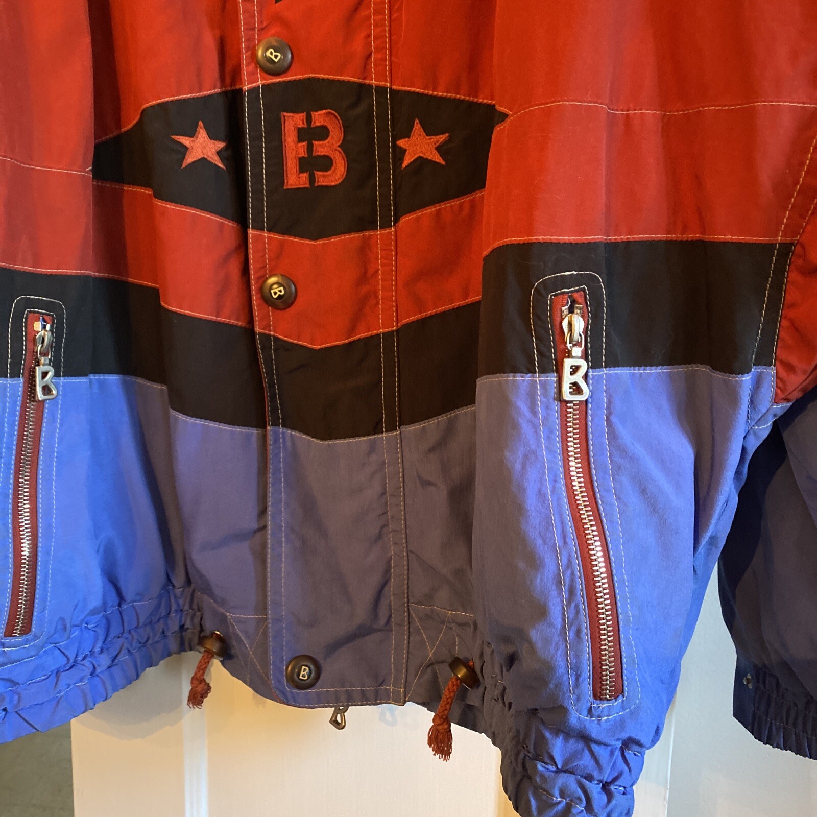 Bogner Mens Ski Jacket Rust Blue and Black size 40 Bogner - фотография #3