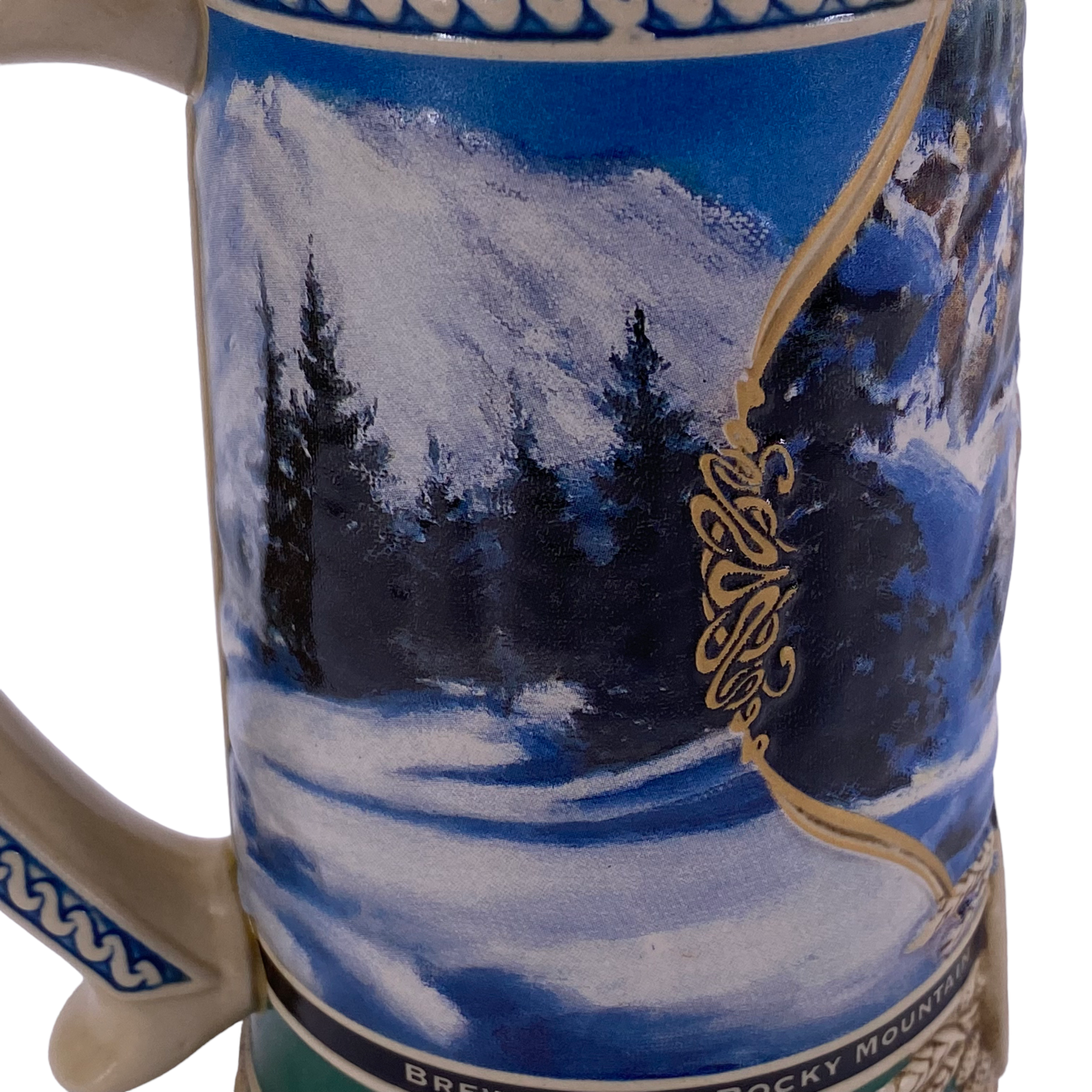 Collectable Ceramic Coors Mug 1995 Edition Waterfall Heritage Series #41327 VTG Adolph Coors Company - фотография #8