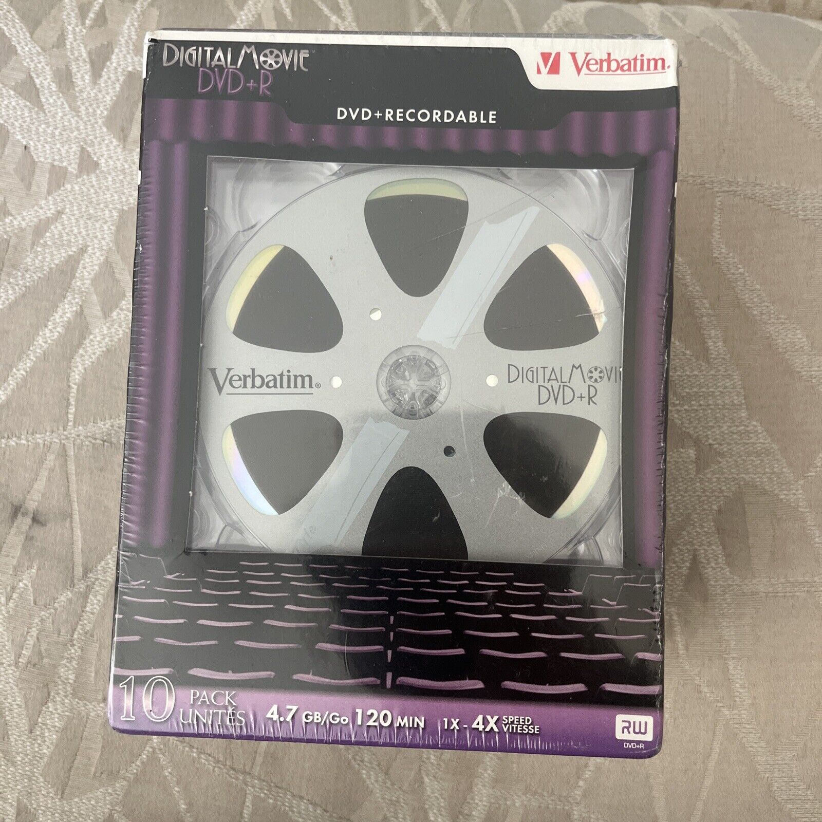 Verbatim Digital Movie DVD-R Blank Discs 10 pack sealed *NEW* ME79 Verbatim